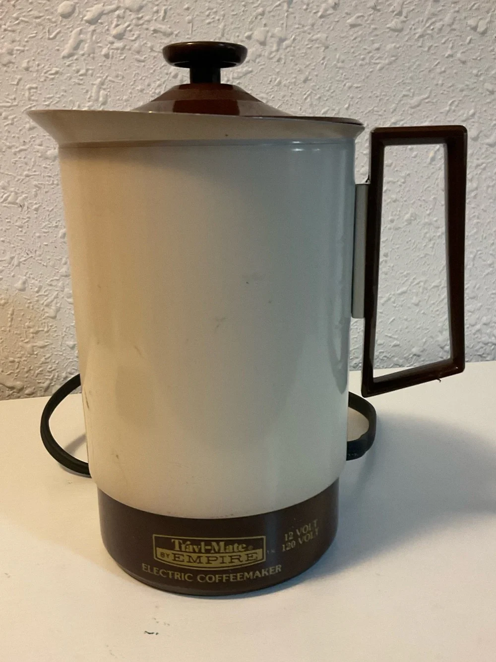 Vintage Electric Empire Coffee Percolator Travl-Mate